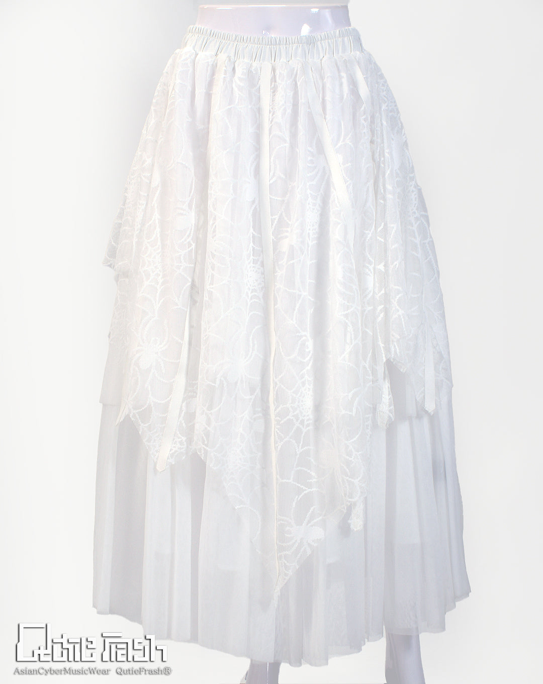 【9892】蜘蛛メッシュチュールロンスカ