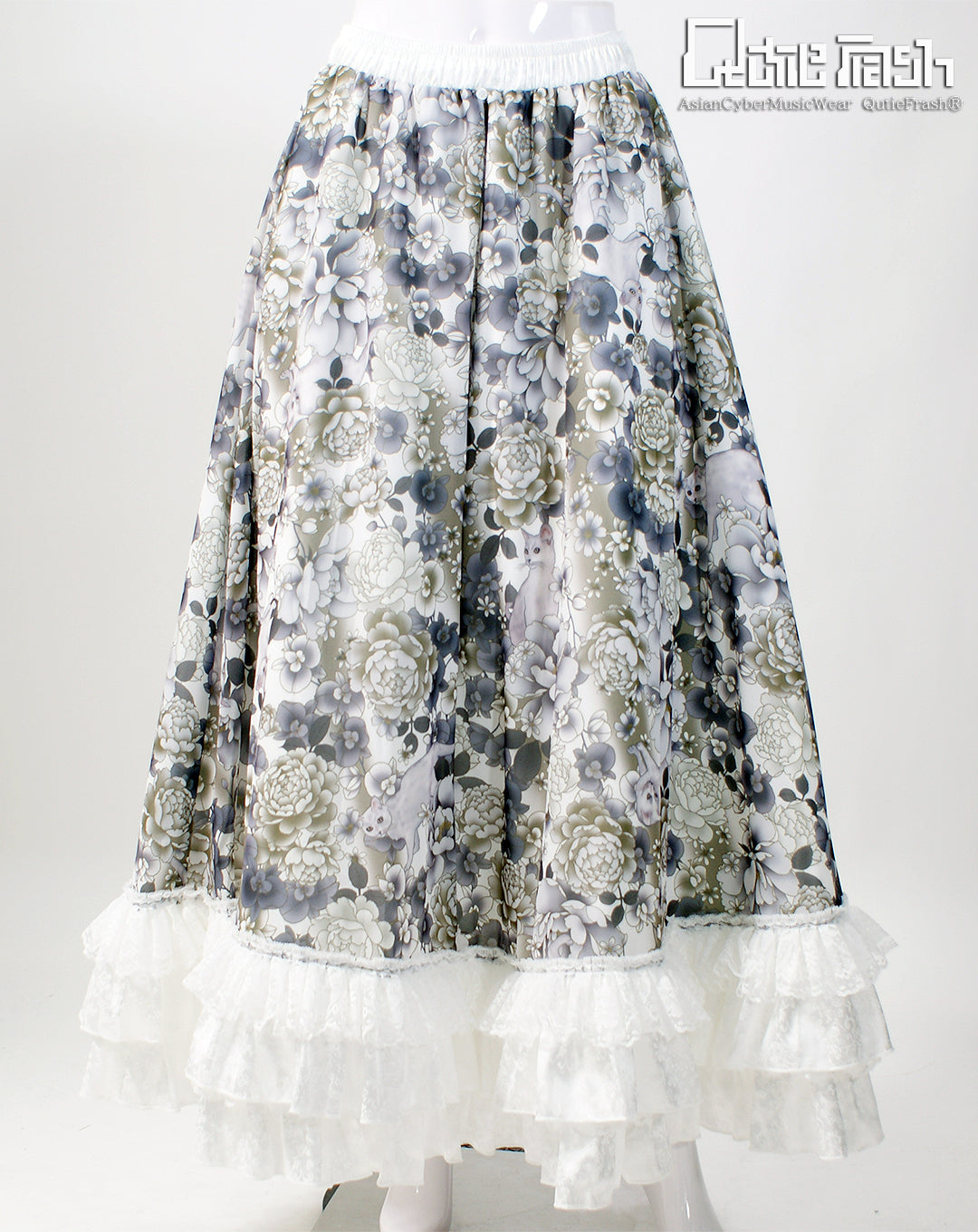 【9845】和柄ロングスカート