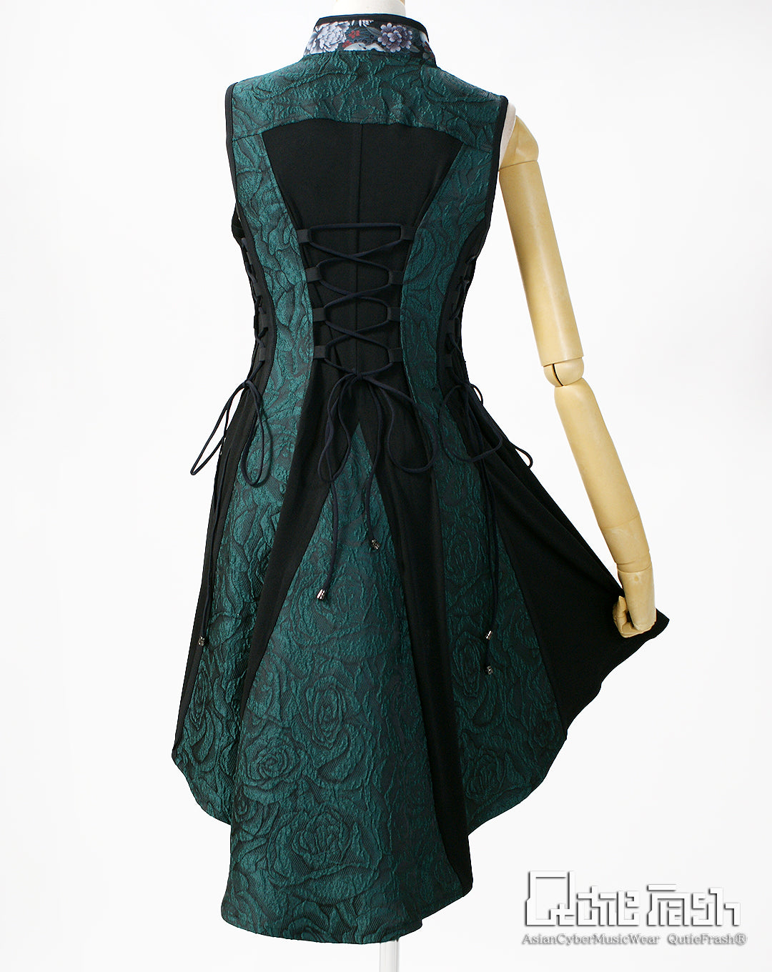 【9868】後ろロングチャイナワンピ