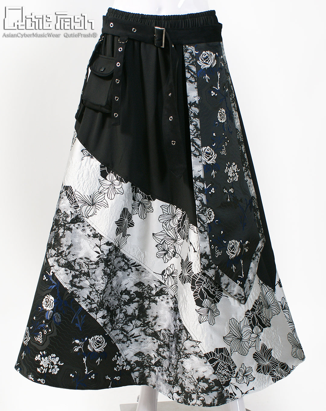 【9929】ベルト付きフレアロンスカ