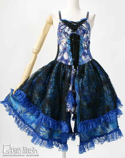 【9910】編み上げキャミワンピ