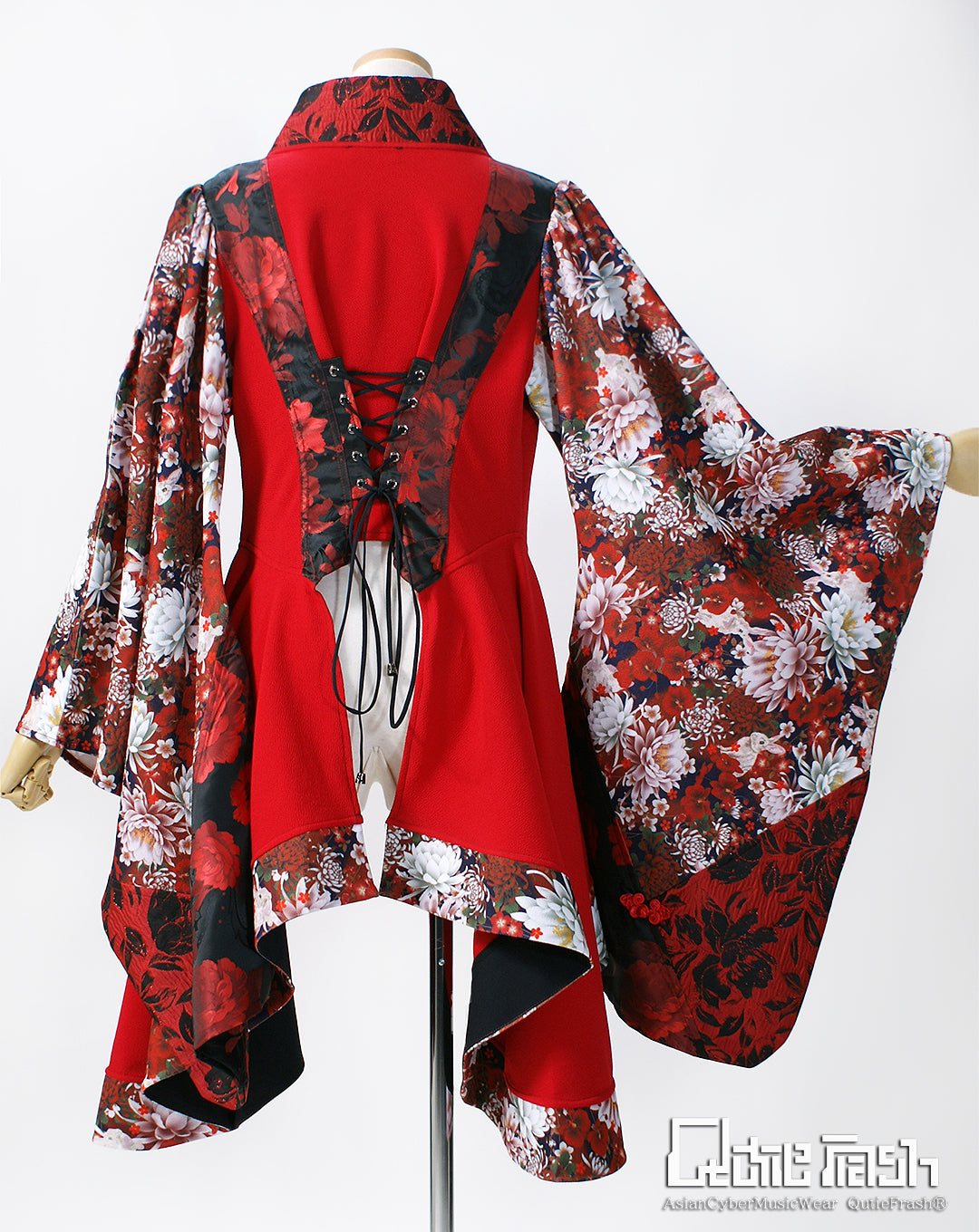 【9911】サイドロング着物カーデ