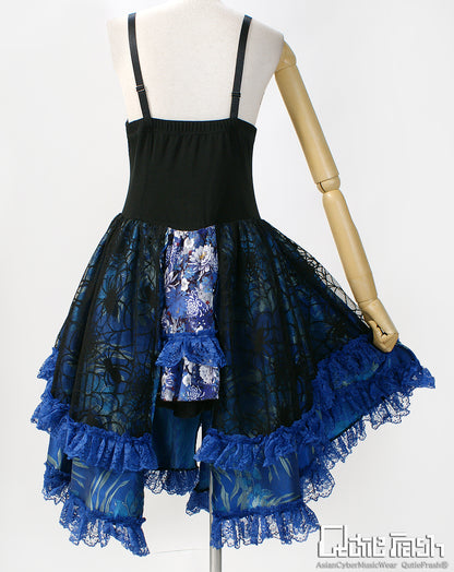 【9910】編み上げキャミワンピ