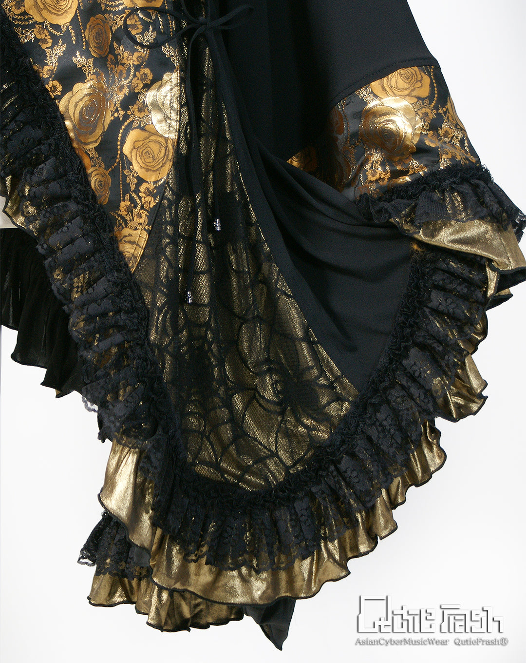 【9938】フリル着物カーデ