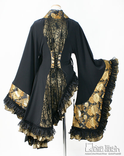 【9938】フリル着物カーデ