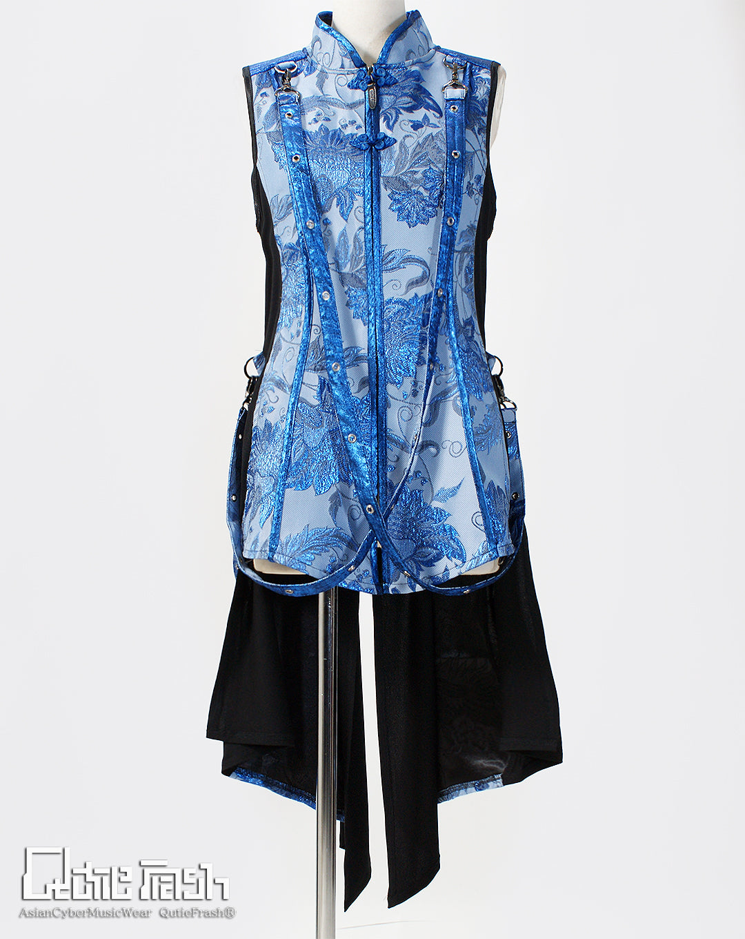 【9918】後ろロングチャイナベスト