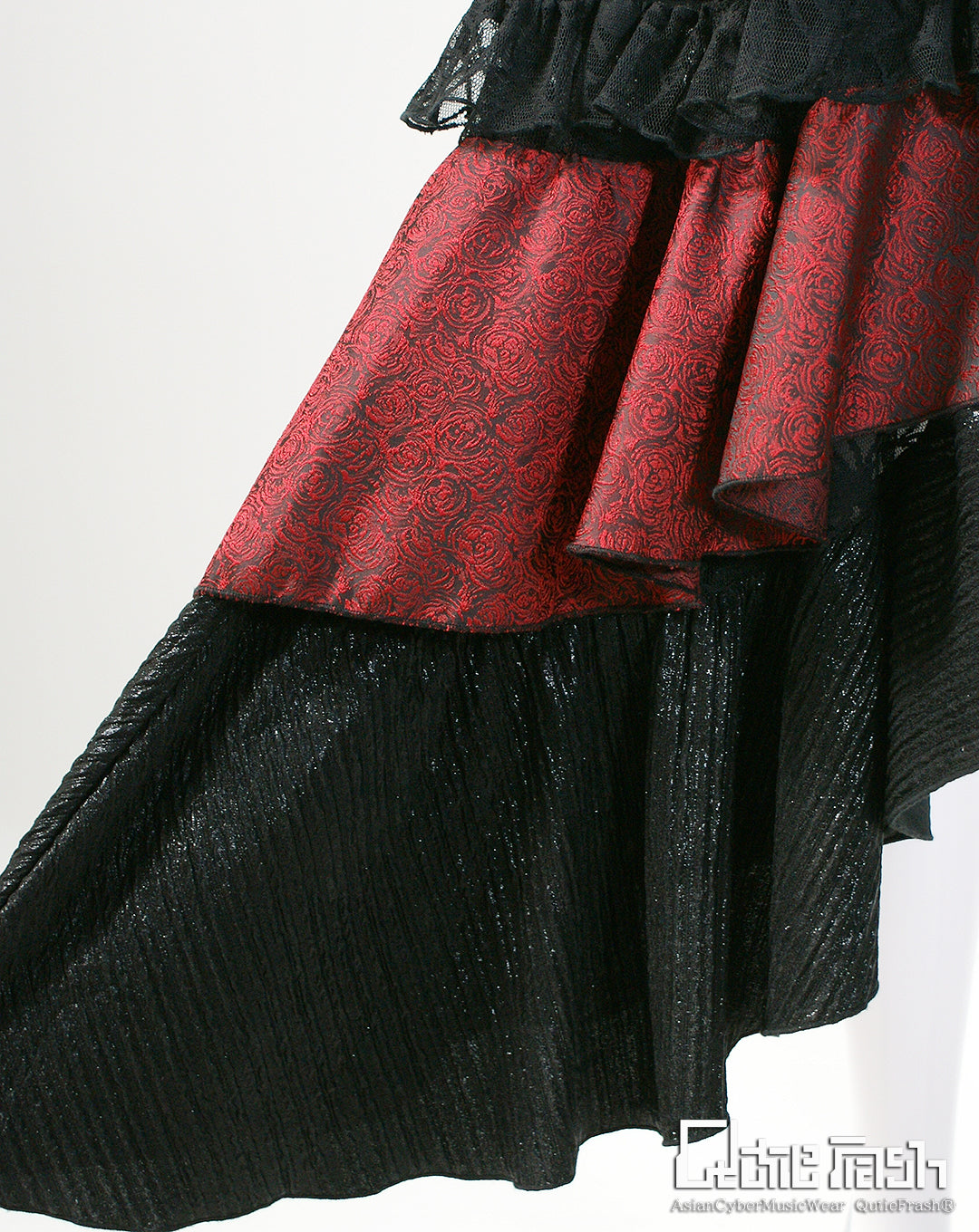 【9923】３段アシメラップスカート