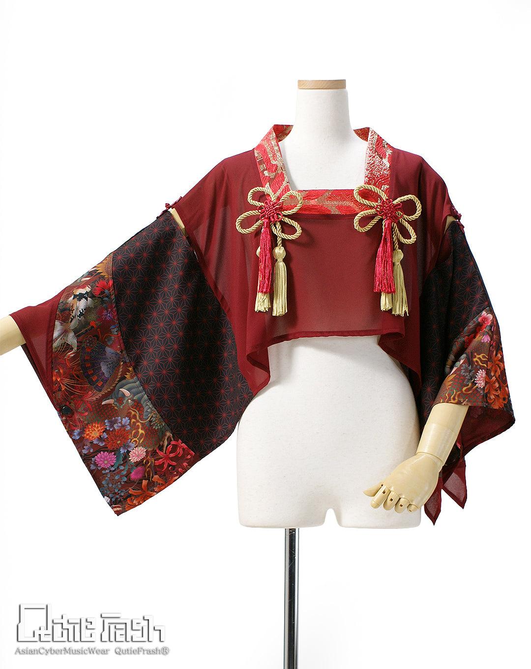 9984】和柄ポンチョ – Qutiefrashアメリカ村WebShop