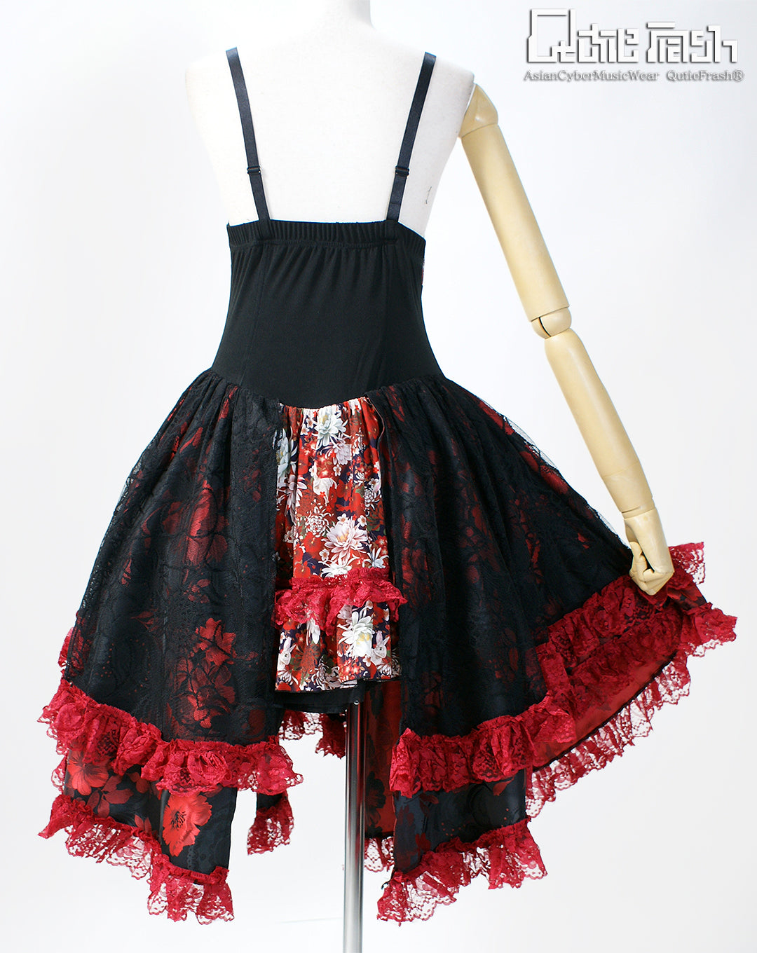 【9910】編み上げキャミワンピ