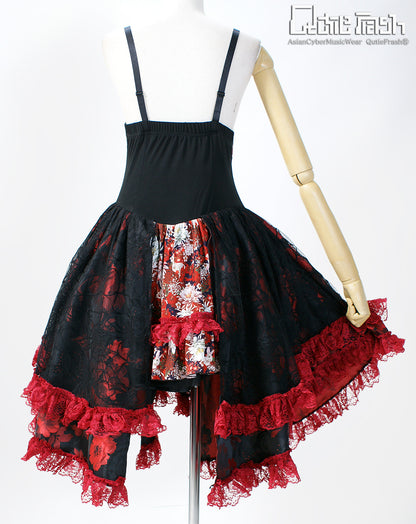 【9910】編み上げキャミワンピ