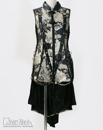 【9918】後ろロングチャイナベスト