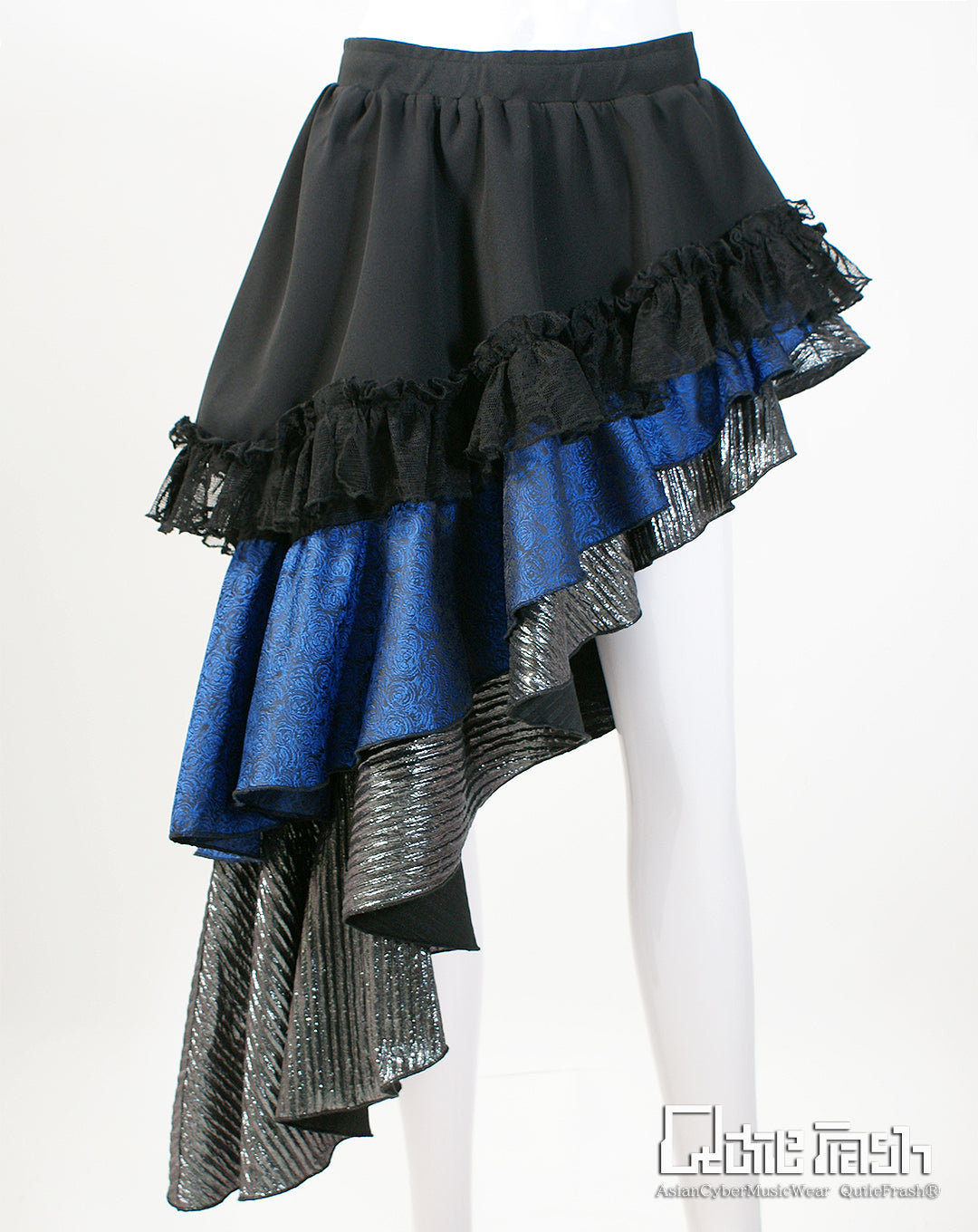 【9923】３段アシメラップスカート