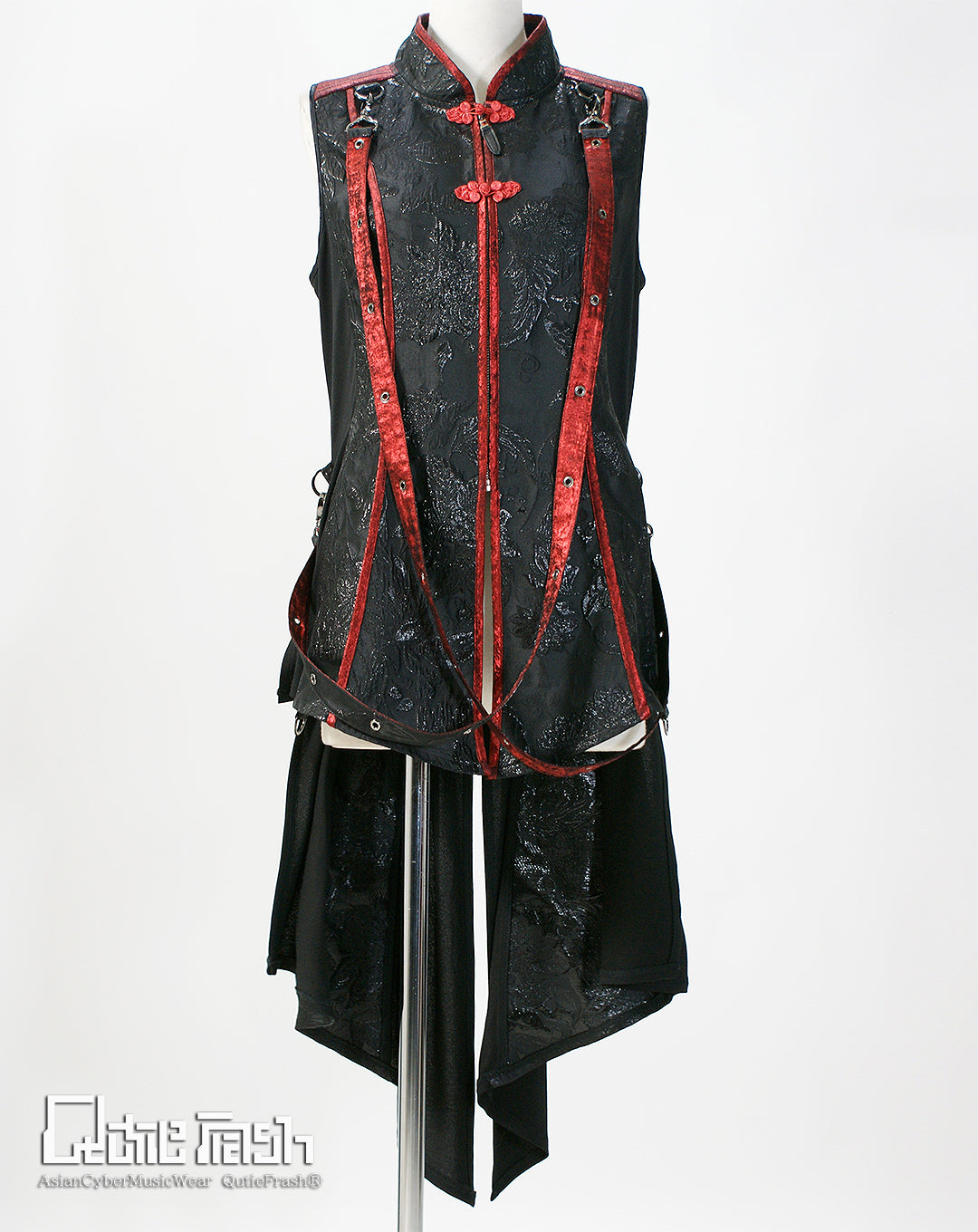 【9918】後ろロングチャイナベスト