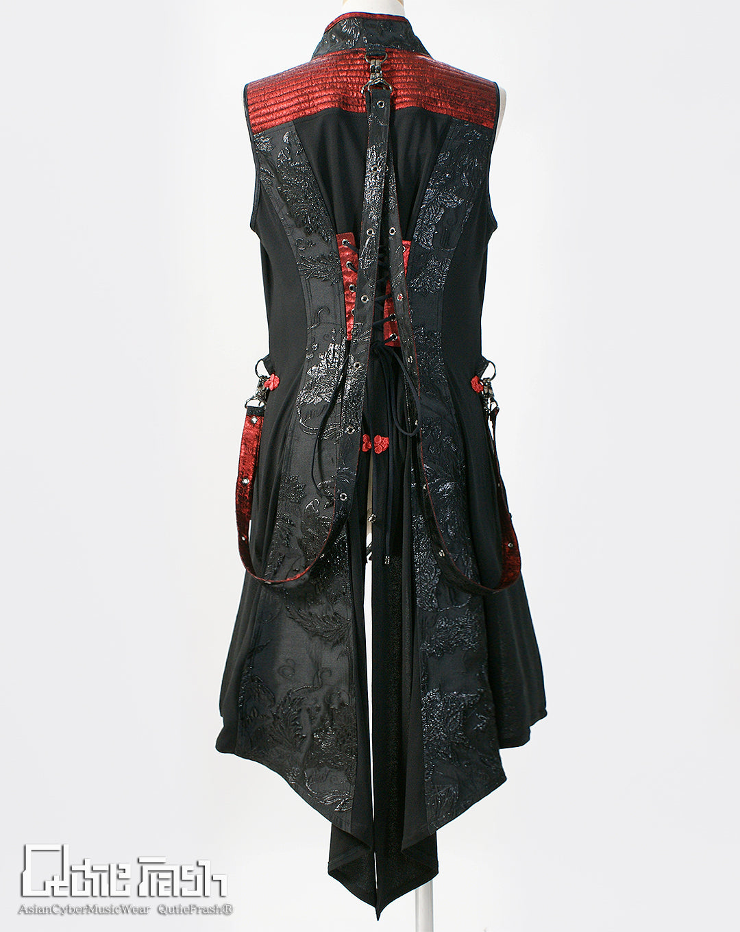 【9918】後ろロングチャイナベスト