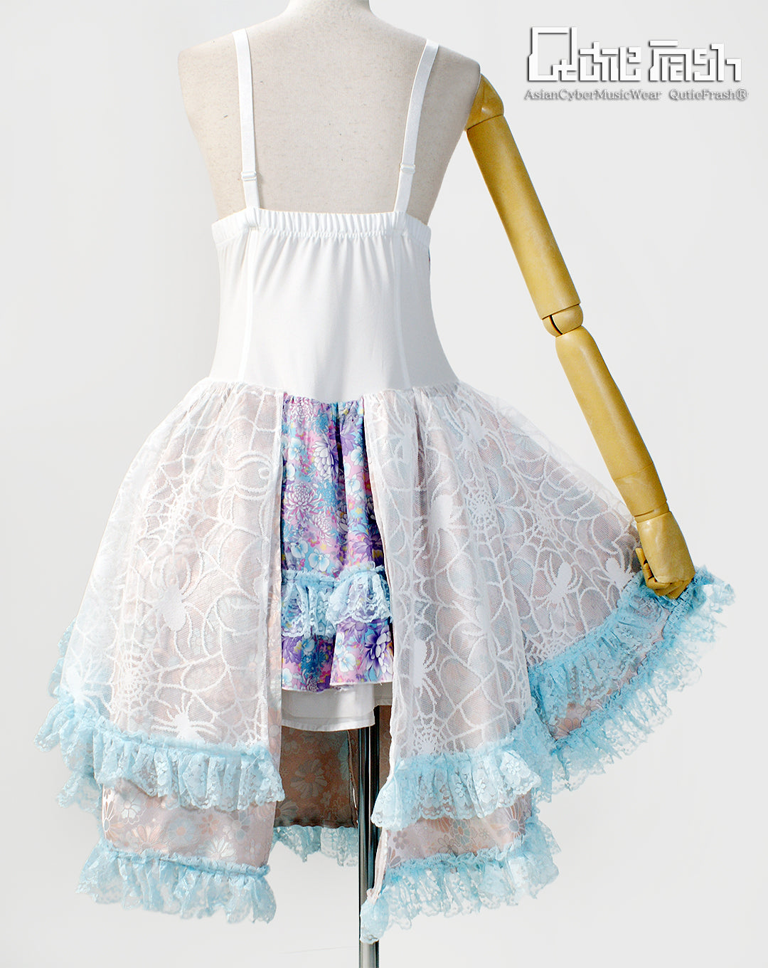 【9910】編み上げキャミワンピ