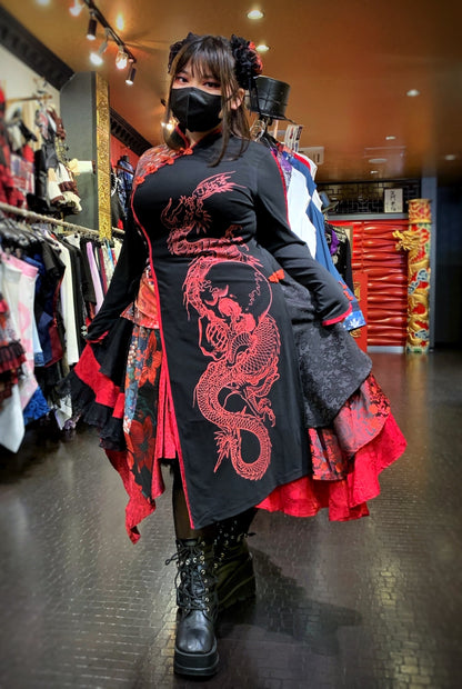 【2003】和柄チャイナカットソー