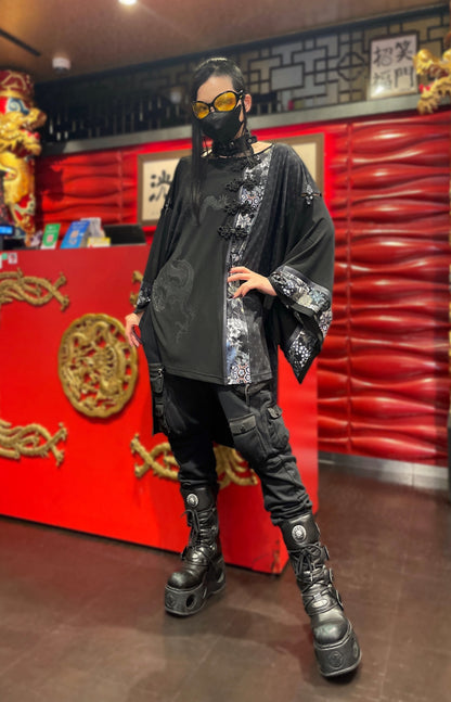 【9971】アメQ限定　着物袖カットソー