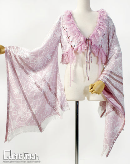 【9925】蜘蛛メッシュカーデ