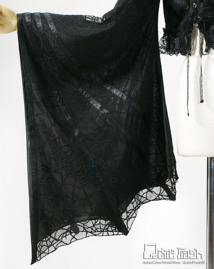 【9925】蜘蛛メッシュカーデ