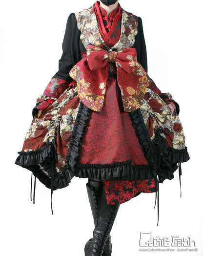 【9945】バタフライリボン帯コルセット