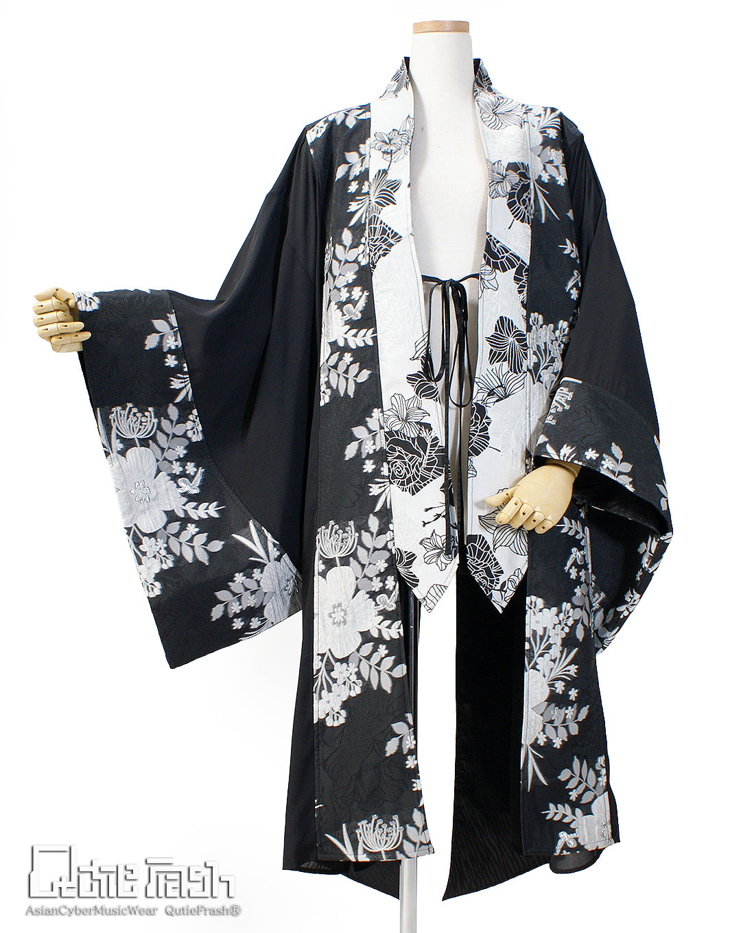 【9959】後ろZIP着物ロングカーデ