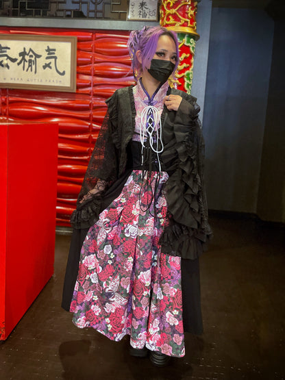 【2002】和柄プリーツロングスカート
