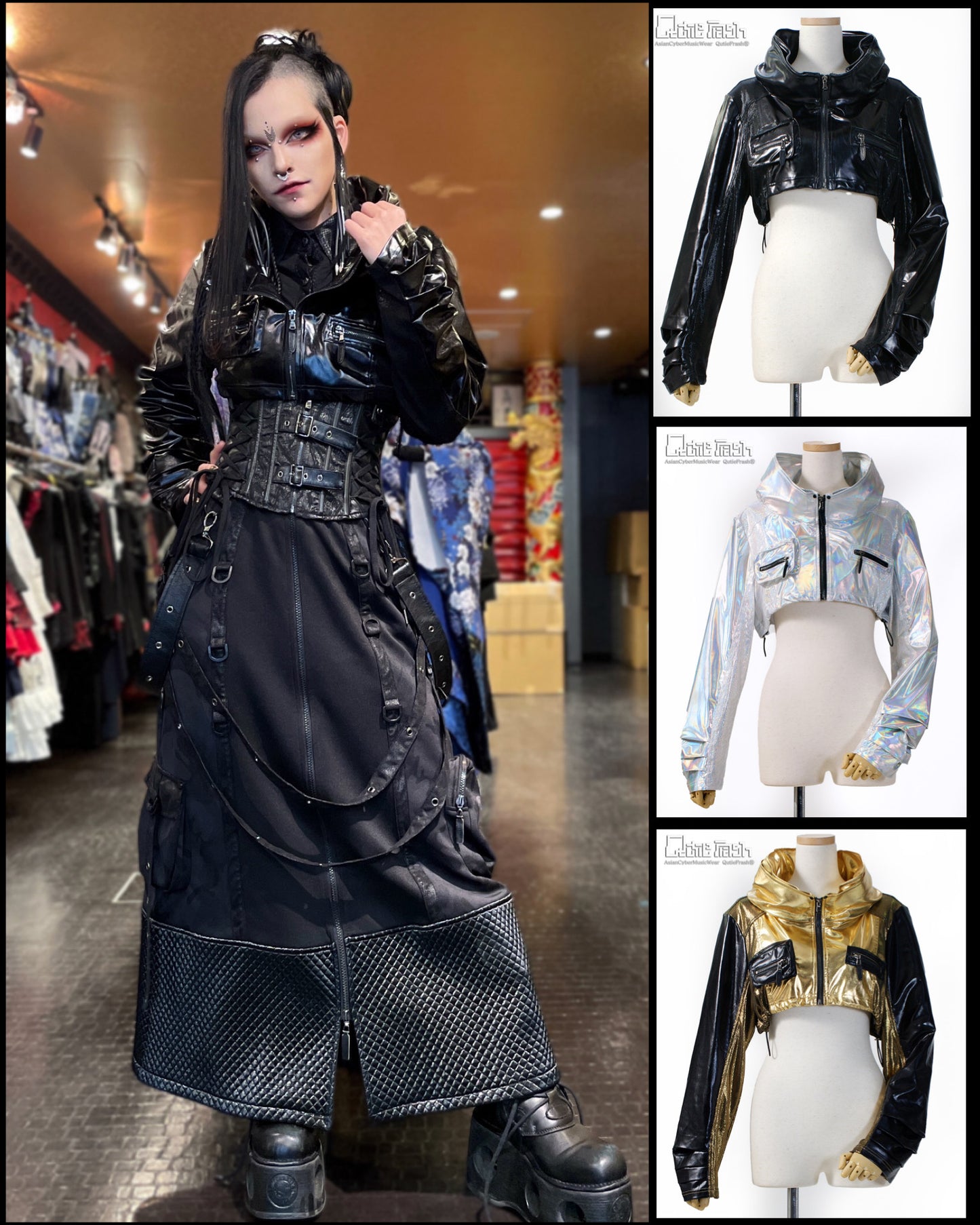 【9907】ショートブルゾン